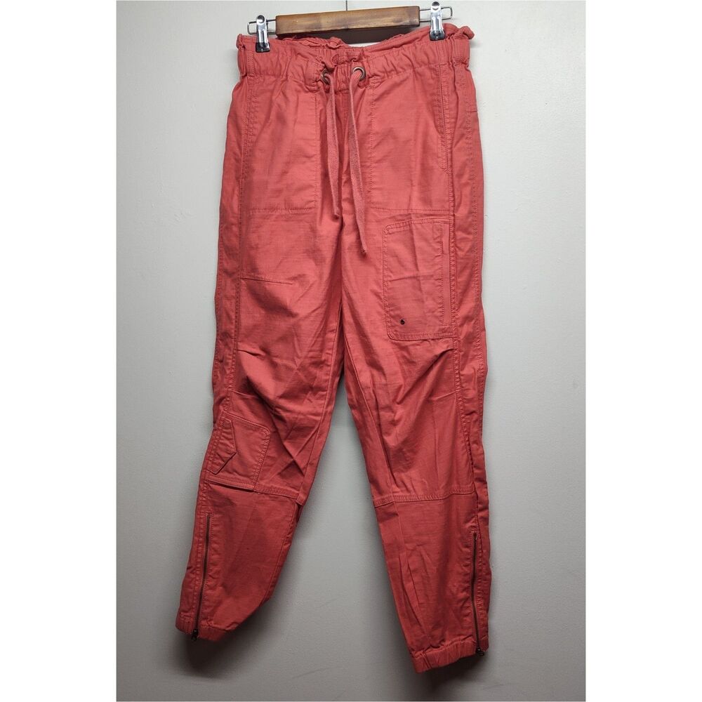 Free People Movement Spring Treckker Cargo Pants Women XS Orange Hicking Outdoor